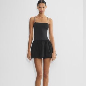 New (never worn) black poplin bubble dress from Aritzia